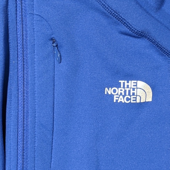 The North Face 1/4 Zip Vapor Wick Blue/White Running Long Sleeve - Size M - Picture 5 of 10
